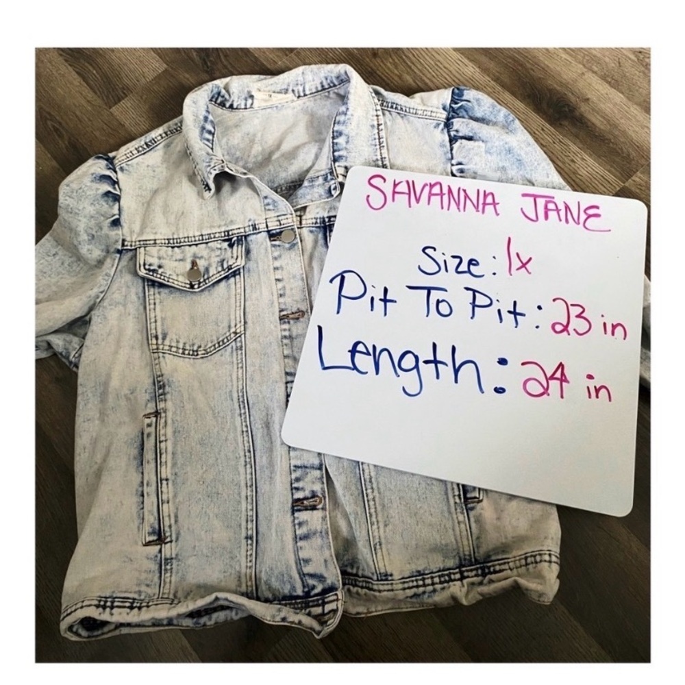 SAVANNA JANE Boho Jean Jacket - Picture 8 of 8